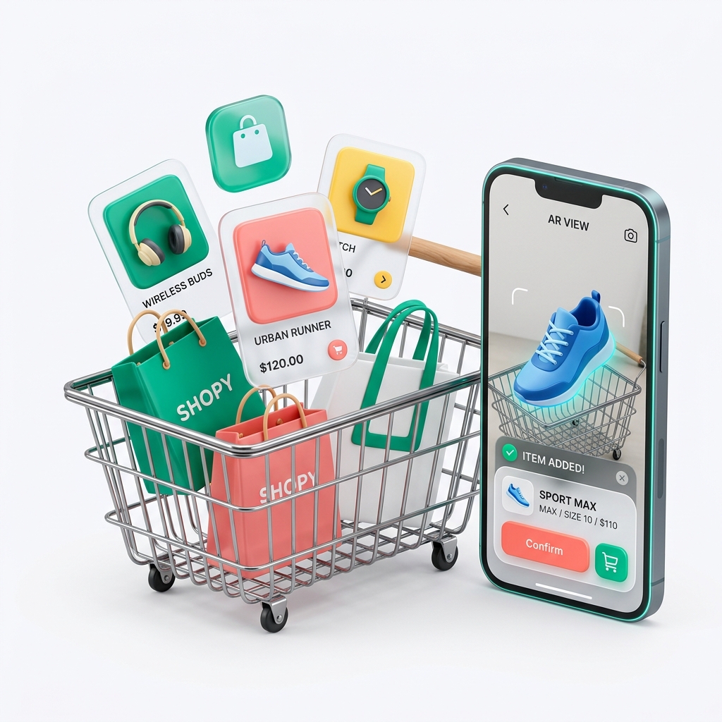 Aurora Mobile AR E-Commerce App